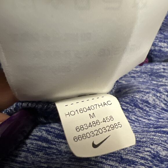 Nike Running Dri-Fit USA Quarter Zip Sweatshirt Breathable Blue Mens Size Medium - Picture 8 of 9